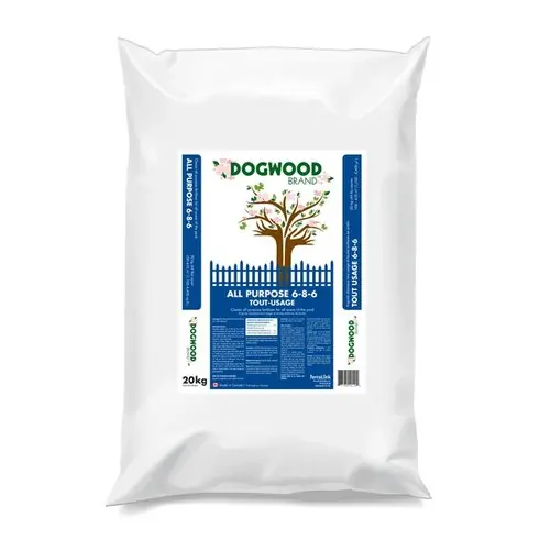 Bag of all-purpose 6-8-6 fertilizer