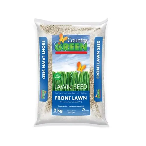 Bag of front lawn seed