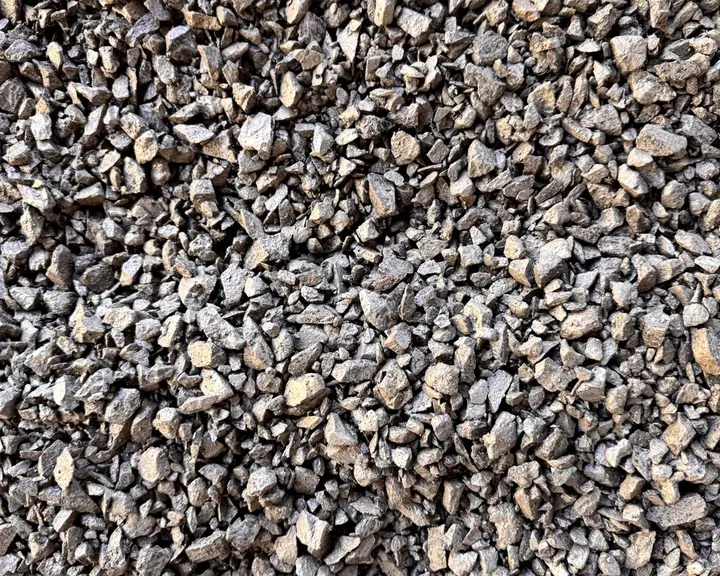 Three-quarter inch clear crush, close up