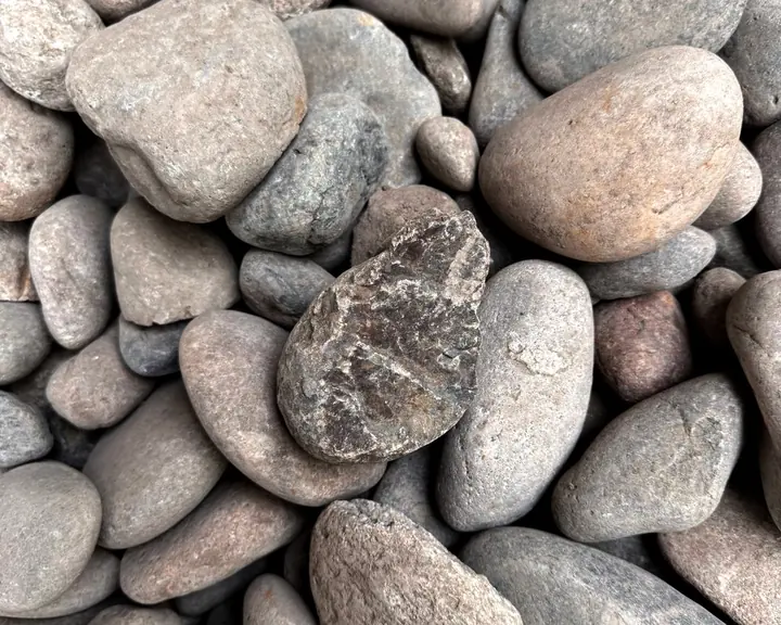 River rock, close up